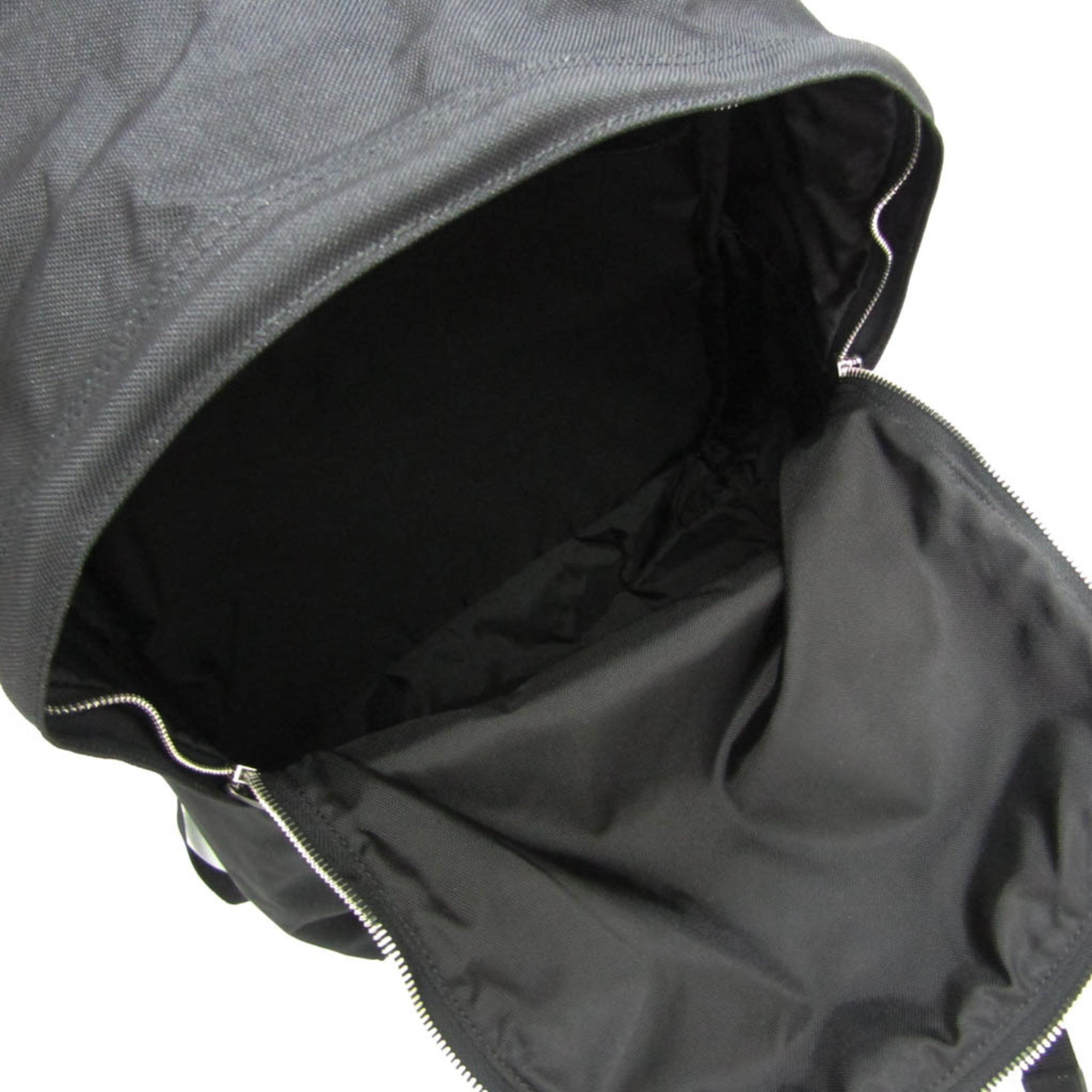 Celine Phono Guitar Print 188382BMH Women's Leather,Nylon Canvas Backpack Black