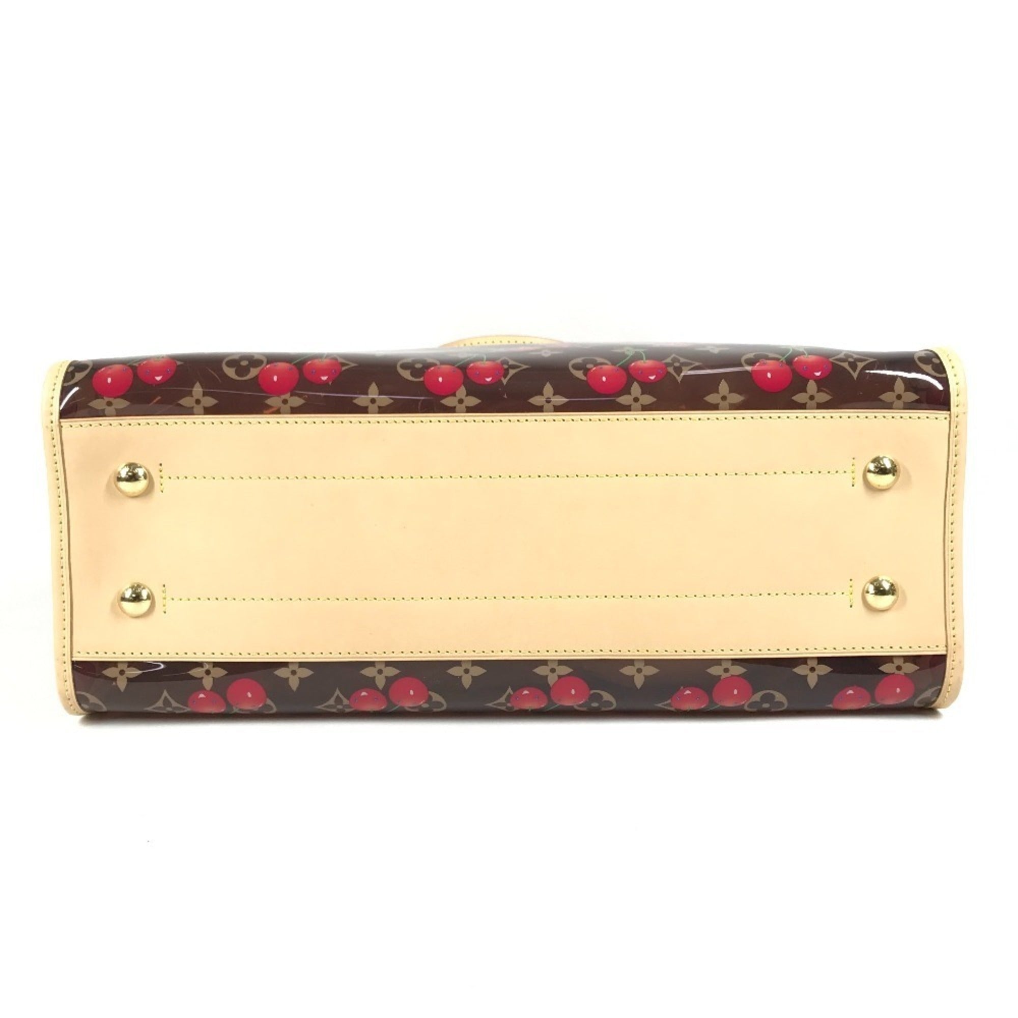 LOUIS VUITTON M14306 LV x TM Monogram On the Go GM by Takashi Murakami, Women's Brown Leather Shoulder Bag, Like New — Like New