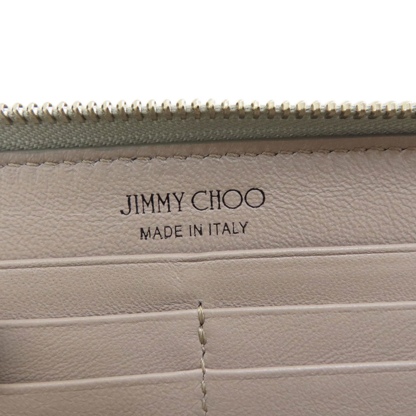 Jimmy Choo Long Wallet Leather Women's