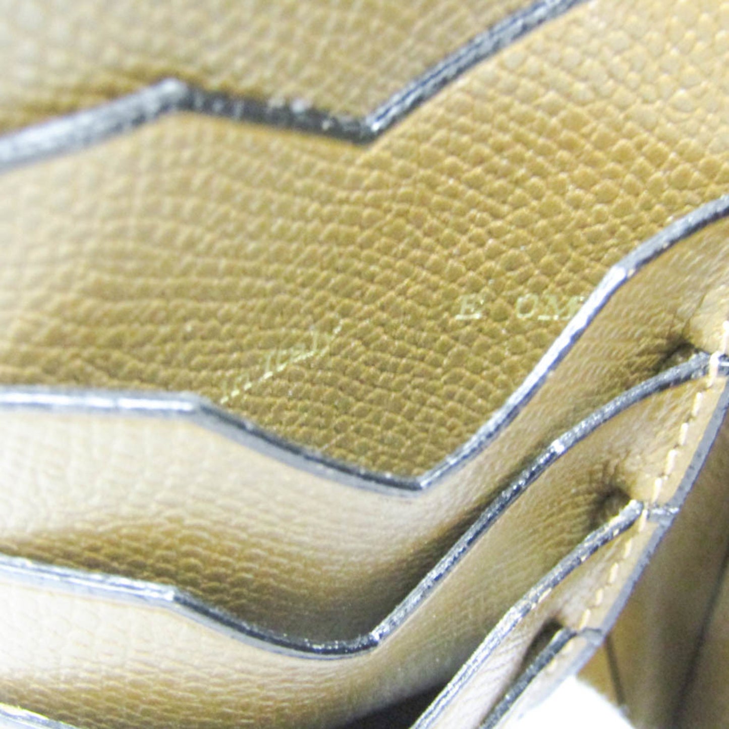 Valextra Vertical 12 Card V8L21 Men's Leather Long Bill Wallet (bi-fold) Brown