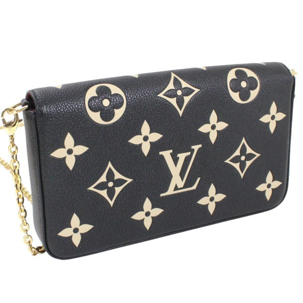 Louis Vuitton Pochette Felicie Monogram Empreinte Leather Shoulder Bag M82479 Women's Clutch LOUIS VUITTON KM3025 — Like New