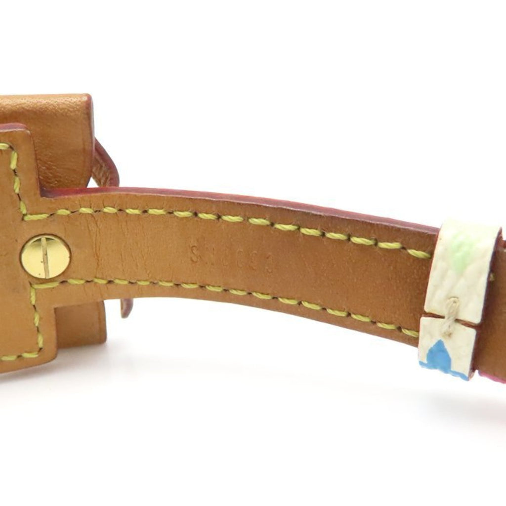 LOUIS VUITTON Louis Vuitton Porte Address Bracelet in Monogram Multicolore Bron, Women's, M92594 294878