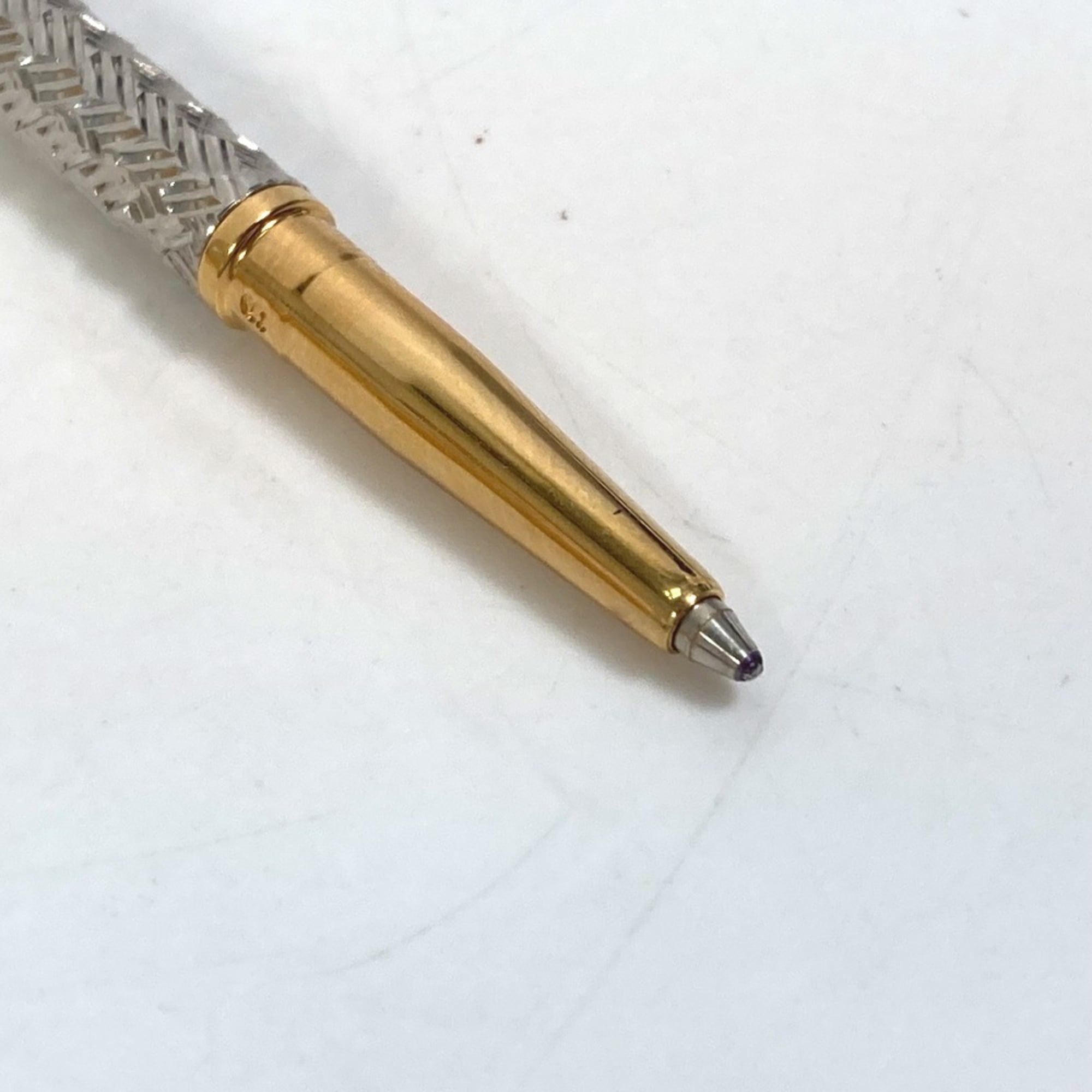 FENDI CHAOS Collaboration Scribble Pen Pen-shaped Earrings Metal Women's Silver — New - Store Return