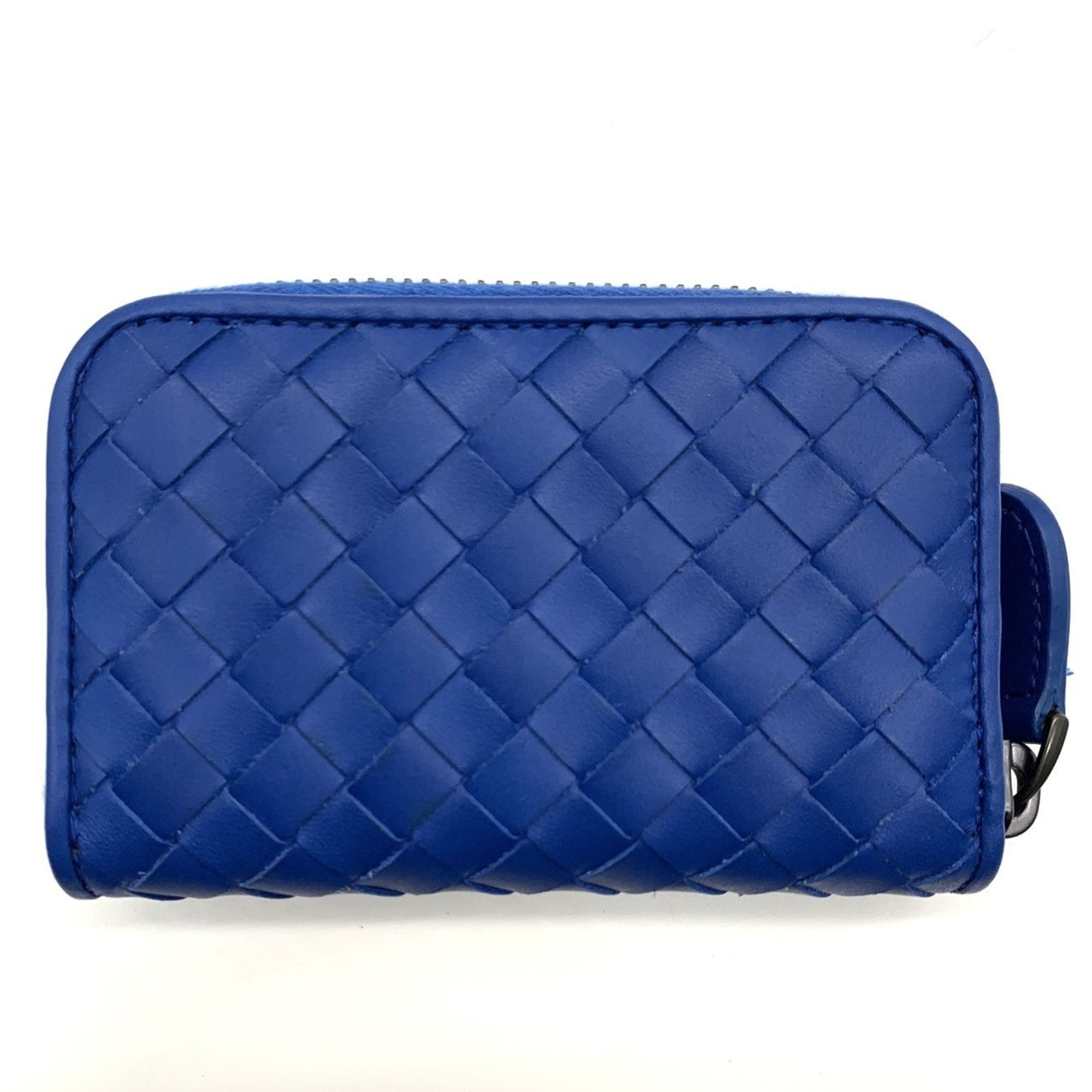 Bottega Veneta Intrecciato Round Coin Case, Leather