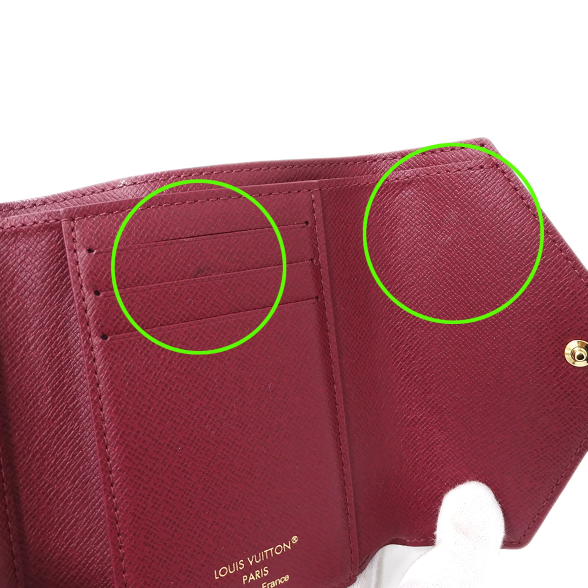 Louis Vuitton Monogram Tri-fold Wallet, Women's Portefeuille Victorine, Fuchsia, M41938, Brown, Pink, Purple, Mini Wallet