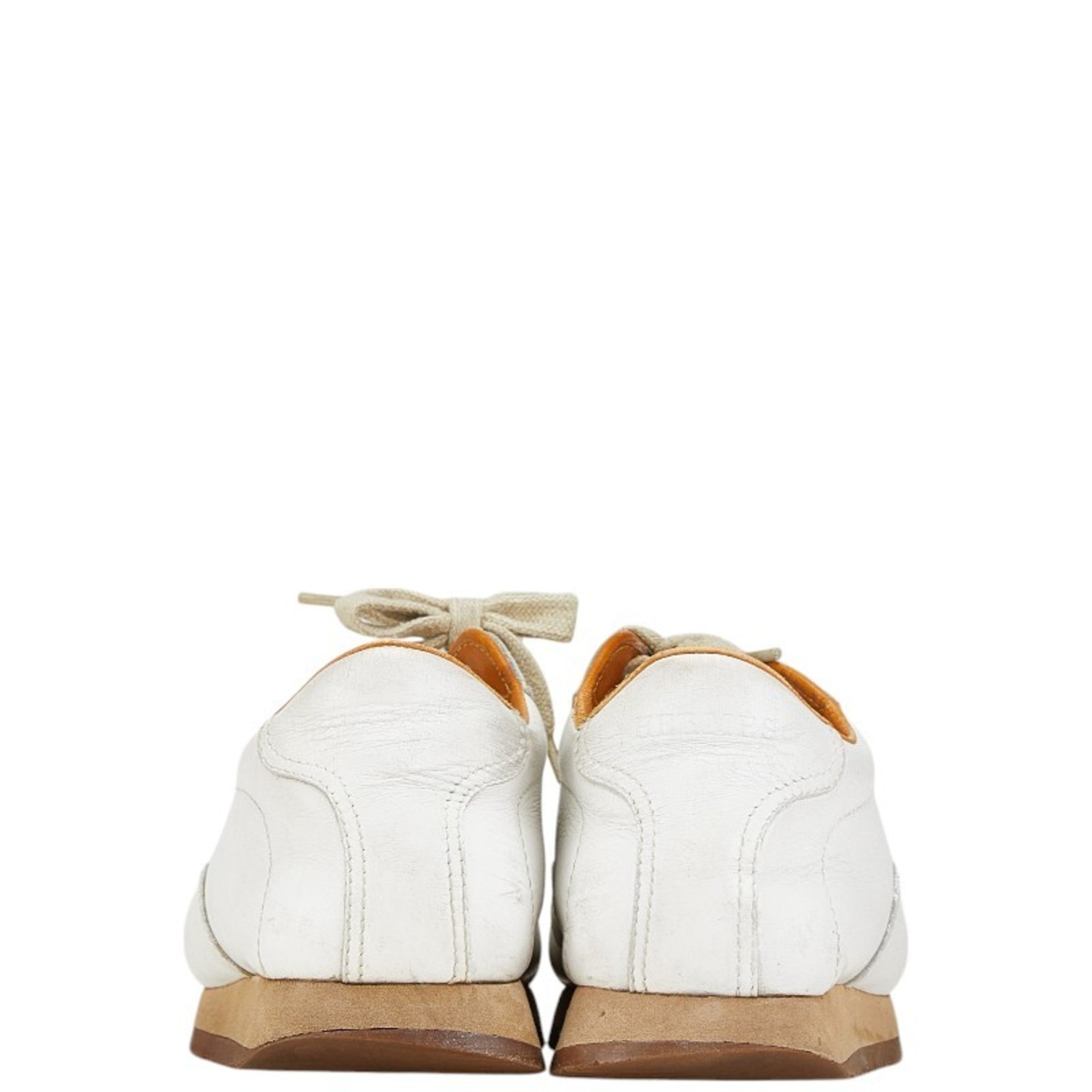 Hermes Quick Sneakers Size: 36 White Leather Women's HERMES