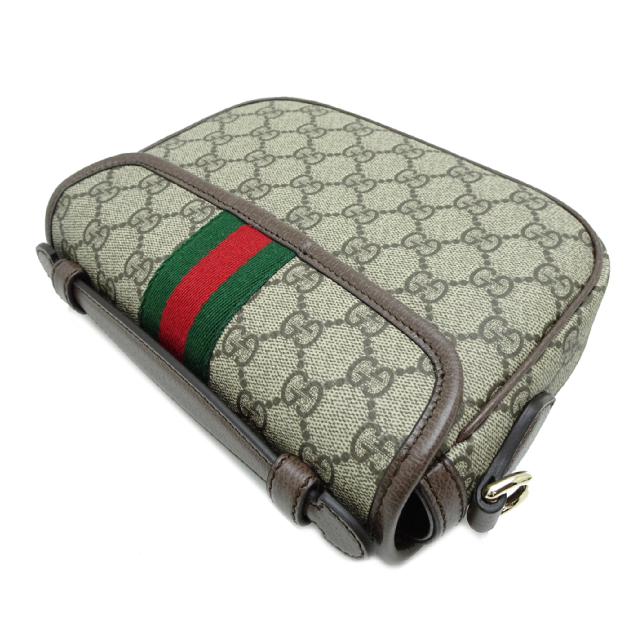 Gucci Ophidia Small Top Handle Bag, Women's Shoulder 836843, GG Supreme, Beige — Like New