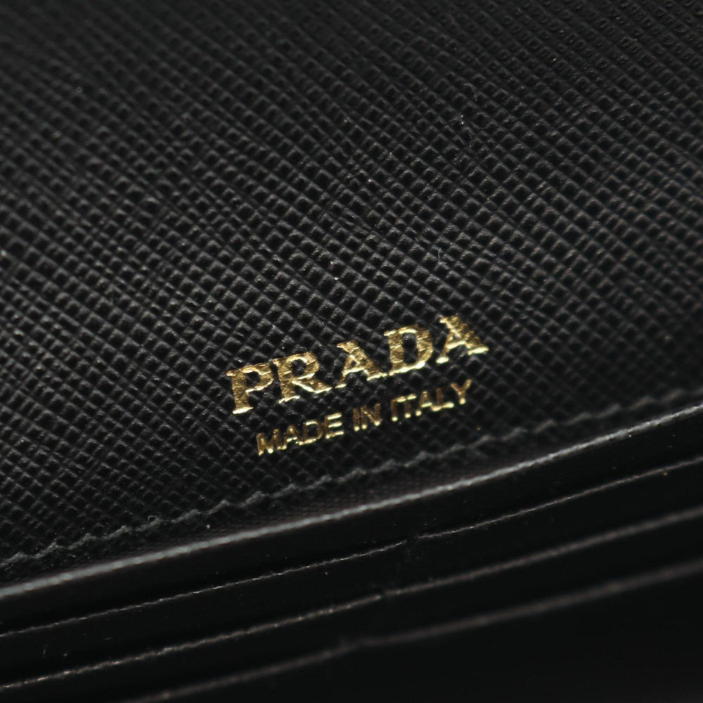 Prada PRADA Triangle Logo 2-Way Shoulder Bag/Handbag, Saffiano Leather, Women's, Black, 1MT042 — New - Store Return