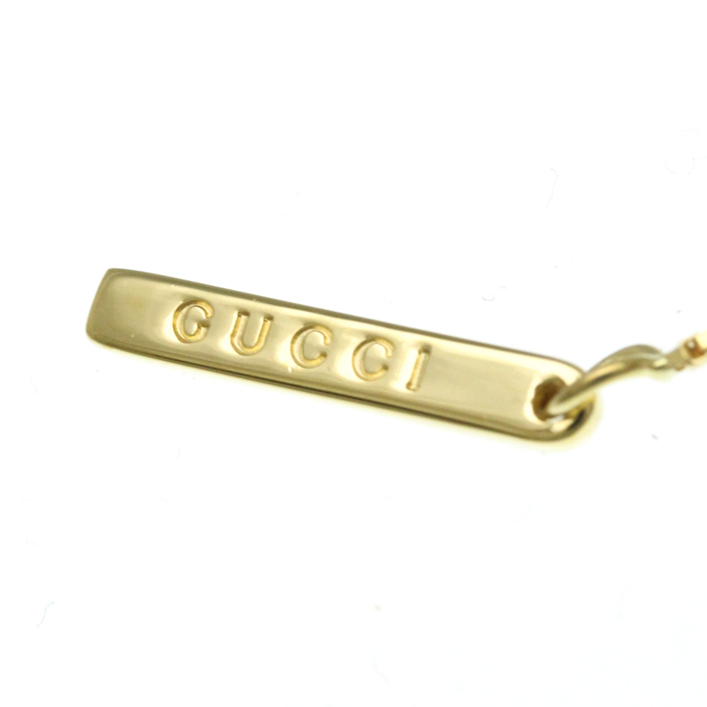 Gucci Lariat Necklace Yellow Gold (18K) No Stone Men,Women Fashion Pendant Necklace (Gold)