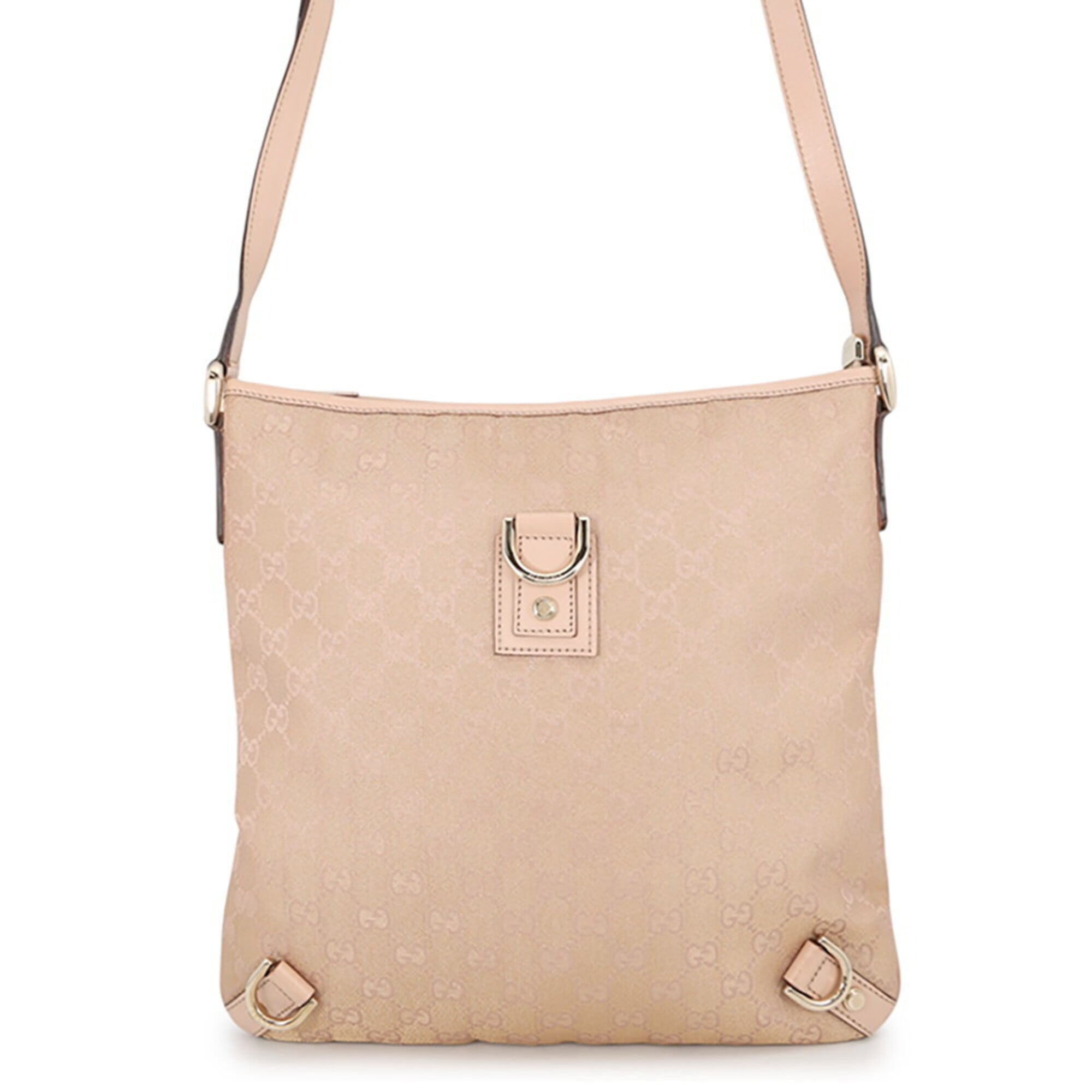 Gucci Shoulder Bag GG Canvas Abbey Leather 131326 GUCCI Handbag — Like New