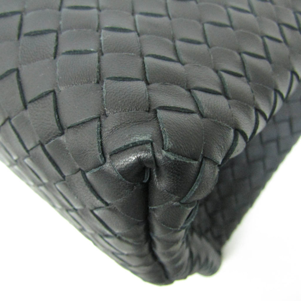 Bottega Veneta Intrecciato Rome Leather Handbag,Shoulder Bag Black — Like New