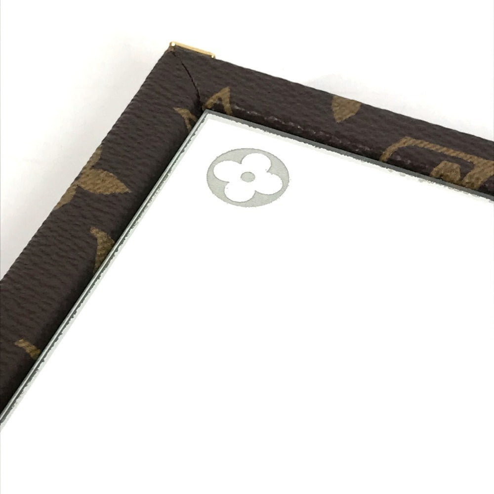 LOUIS VUITTON GI0554 Monogram Home Mirror Trunk Interior Tri-fold Canvas Men's Women's Brown — Like New
