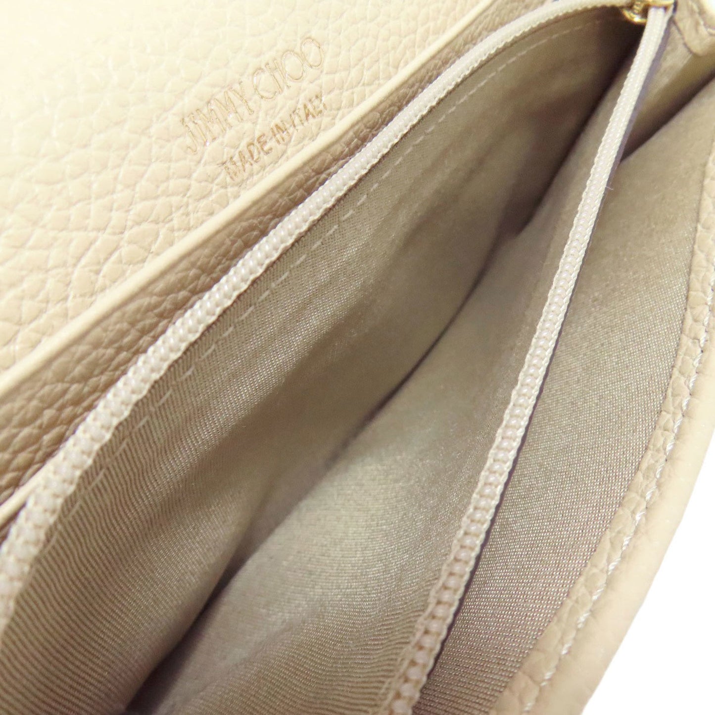 Jimmy Choo Star Motif Long Wallet Leather Women's