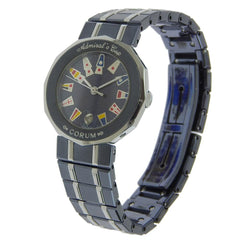 CORUM Corum Admiral's Cup Watch 39.610.30 V-50 Stainless Steel x Gun Blue Navy Quartz Analog Display Women's Dial — Good