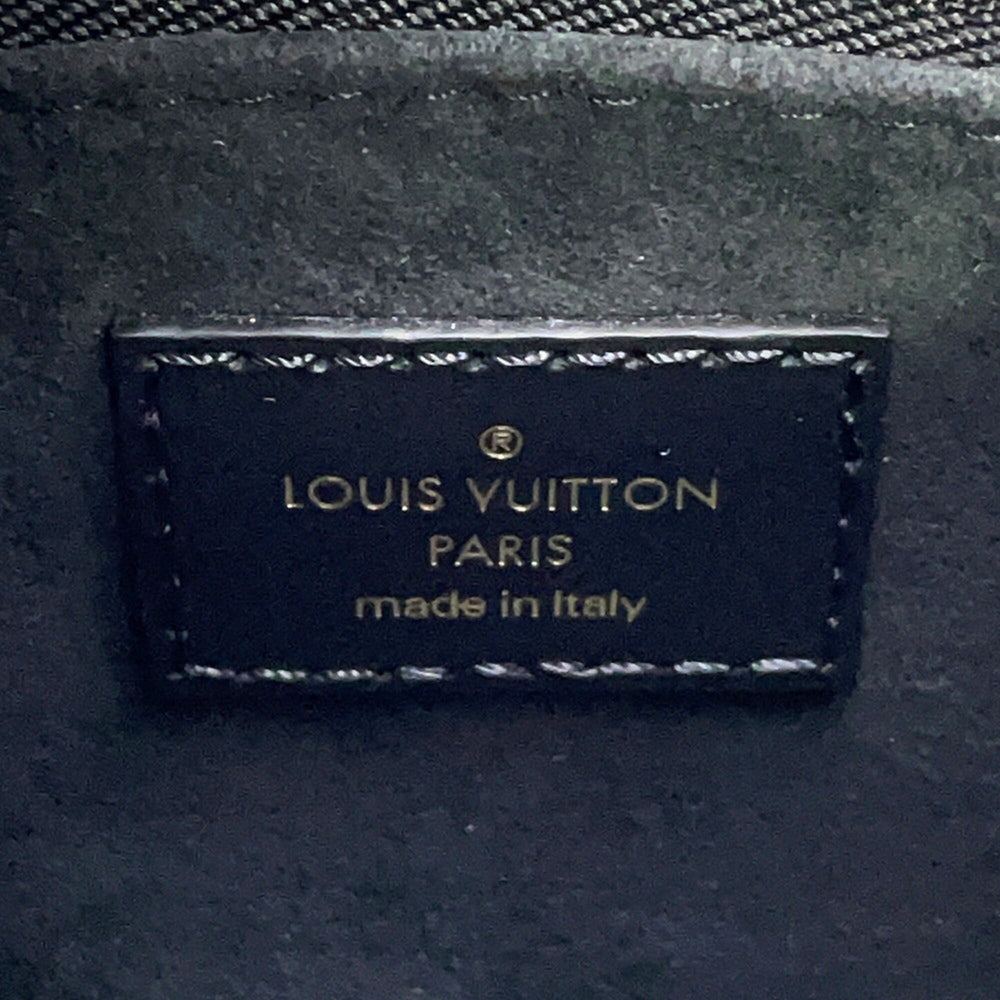 Louis Vuitton Monogram Empreinte OnTheGo PM Handbag M45653 Black 2-way LOUIS VUITTON — Like New