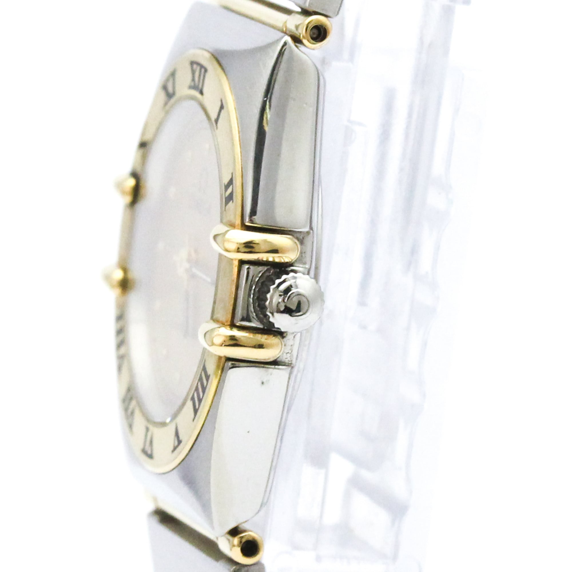 OMEGA Constellation 18K Gold Steel Ladies Watch 795.1080 Polished — Very Good