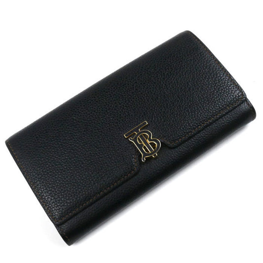 BURBERRY TB Continental Long Wallet Black 8049212 Women's