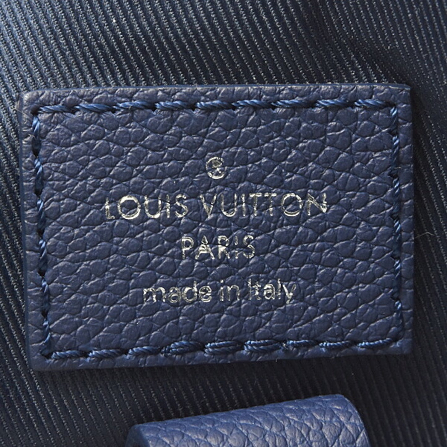 Louis Vuitton Men's and Women's Monogram Bandana Randonne PM Backpack Blue M20562