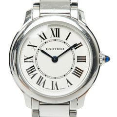 Cartier Ronde Must de Online Exclusive Watch WSRN0033 Quartz White Dial Stainless Steel Ladies CARTIER — Good