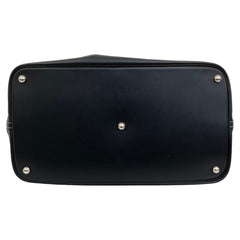 HERMES Bolide Relax 45 Veau Sikkim Handbag, Black, Men's & Women's — Like New