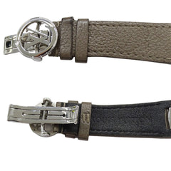 Louis Vuitton LOUIS VUITTON Men's Watch Brand Fifty Five Automatic AT Stainless Steel SS Leather Q6G20 Round Polished — Good