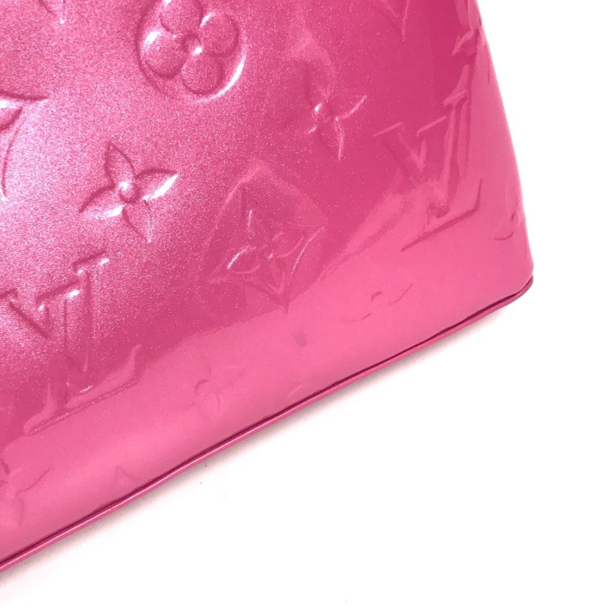 LOUIS VUITTON M24028 Monogram Vernis LV Remix Lead PM 2-Way Bag, Tote Handbag, Shoulder Vernis, Women's, Neon Pink — Like New