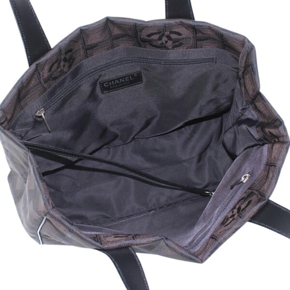 CHANEL New Travel Line Tote PM Dark Brown Bag Handbag Women's Nylon T6249 — New - Store Return