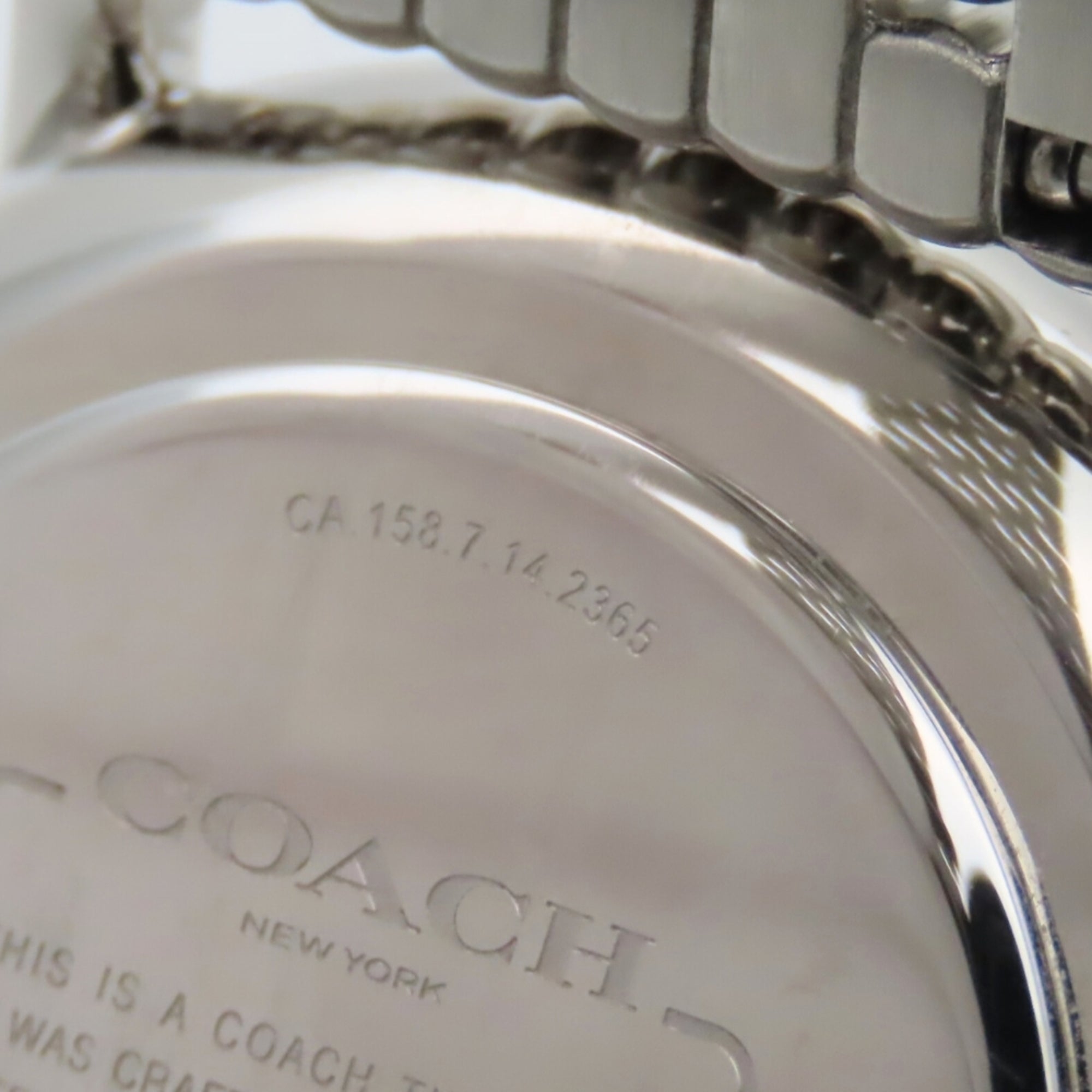 Coach Elliott 14504373 SS Glitter Watch — Good