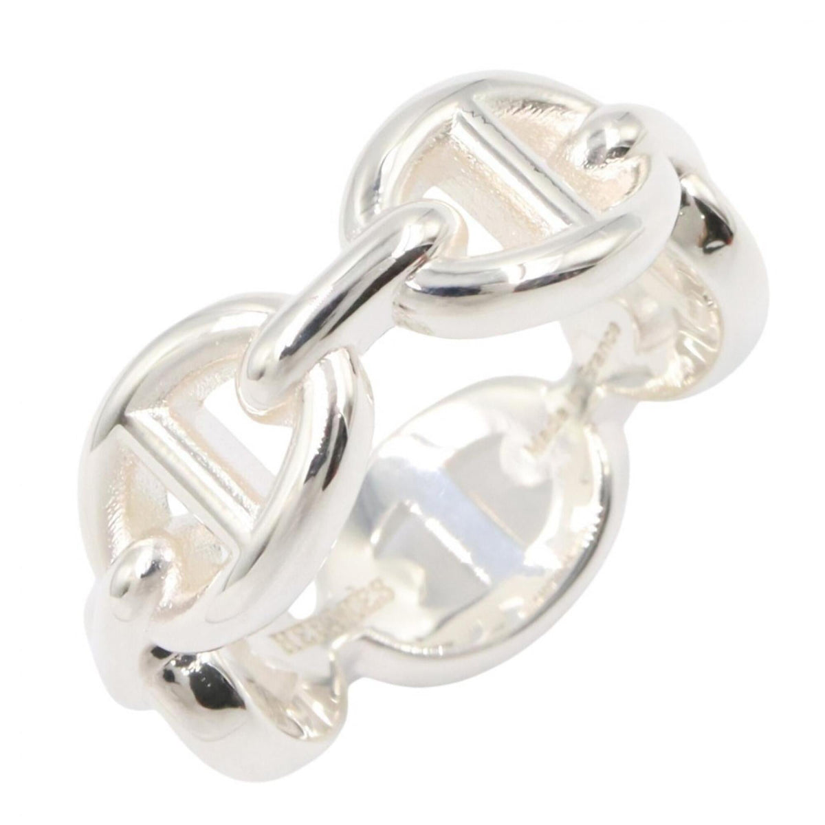 Hermes HERMES Enchainée Ring PM Ring, Jewelry, Sterling Silver 925, Women's, Tone — New - Store Return