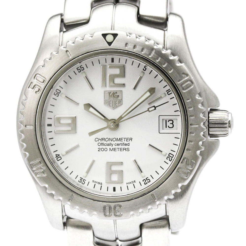 TAG HEUER Link Date Steel Automatic Mens Watch WT5211 Polished — Very Good