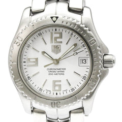 TAG HEUER Link Date Steel Automatic Mens Watch WT5211 Polished — Very Good