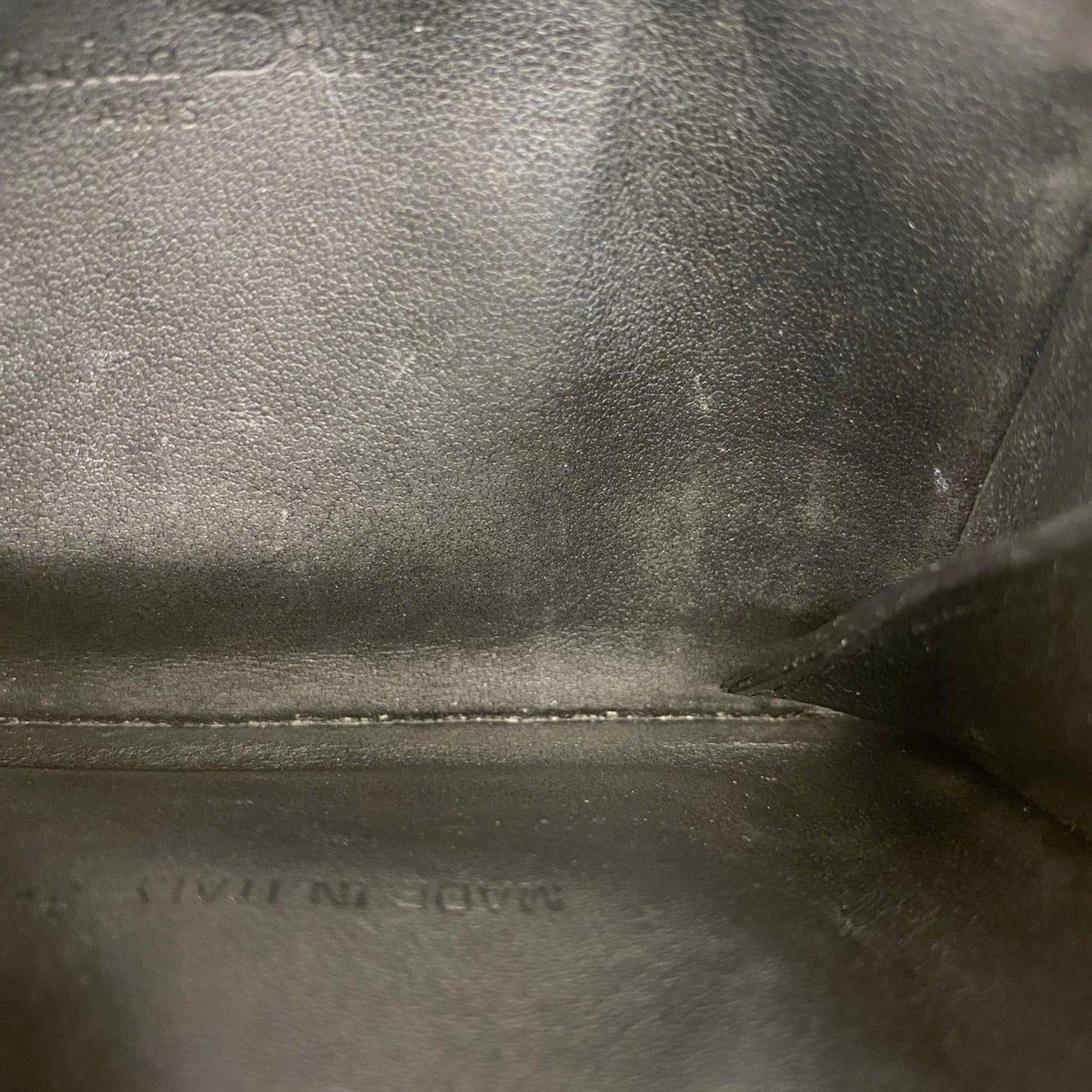 Christian Dior Cannage Leather Wallet/Coin Case in Black Champagne for Women