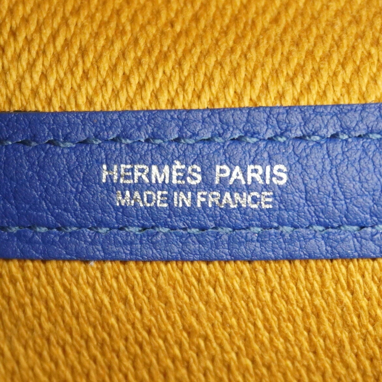 Hermes Hermès Garden TPM Verso Toile H Ecru Tesaire Blue France Z Stamp Women's Tote Bag