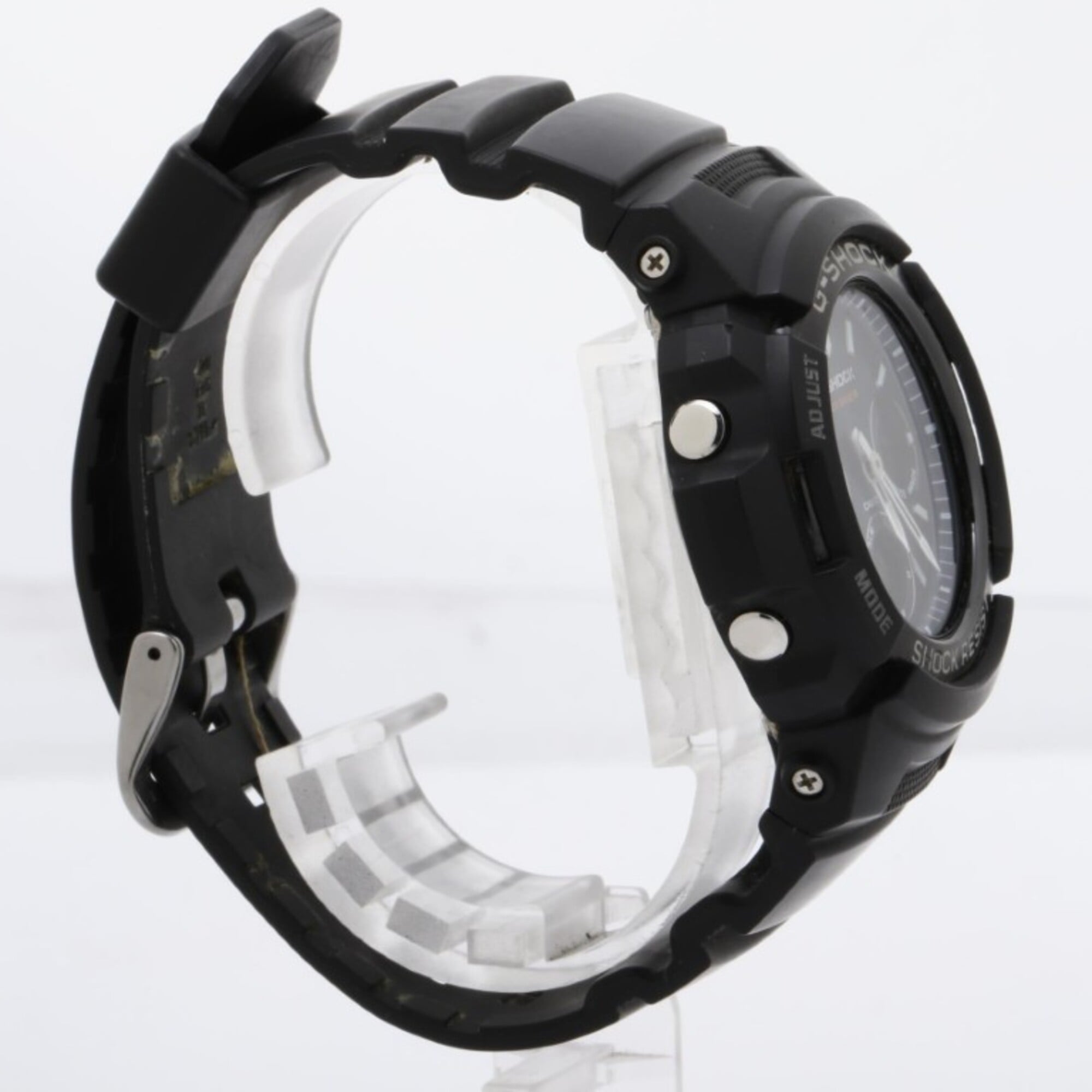 CASIO G-SHOCK ANALOG-DIGITAL AWG-100 M100 SERIES AWG-M100SBC-1AJF Black Resin/Stainless Steel Men's Watch — Good