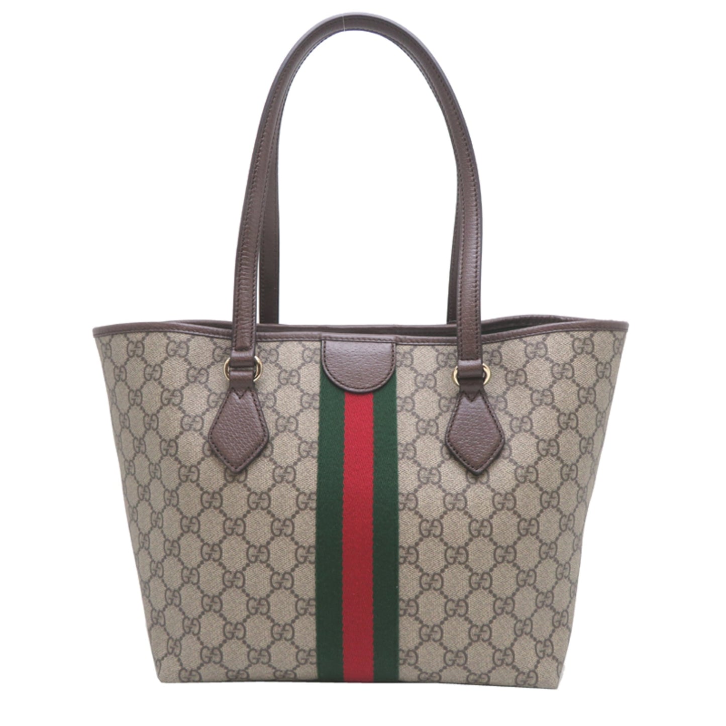 Gucci Double G Ophidia Women's Tote Bag 836831 in Brown Leather