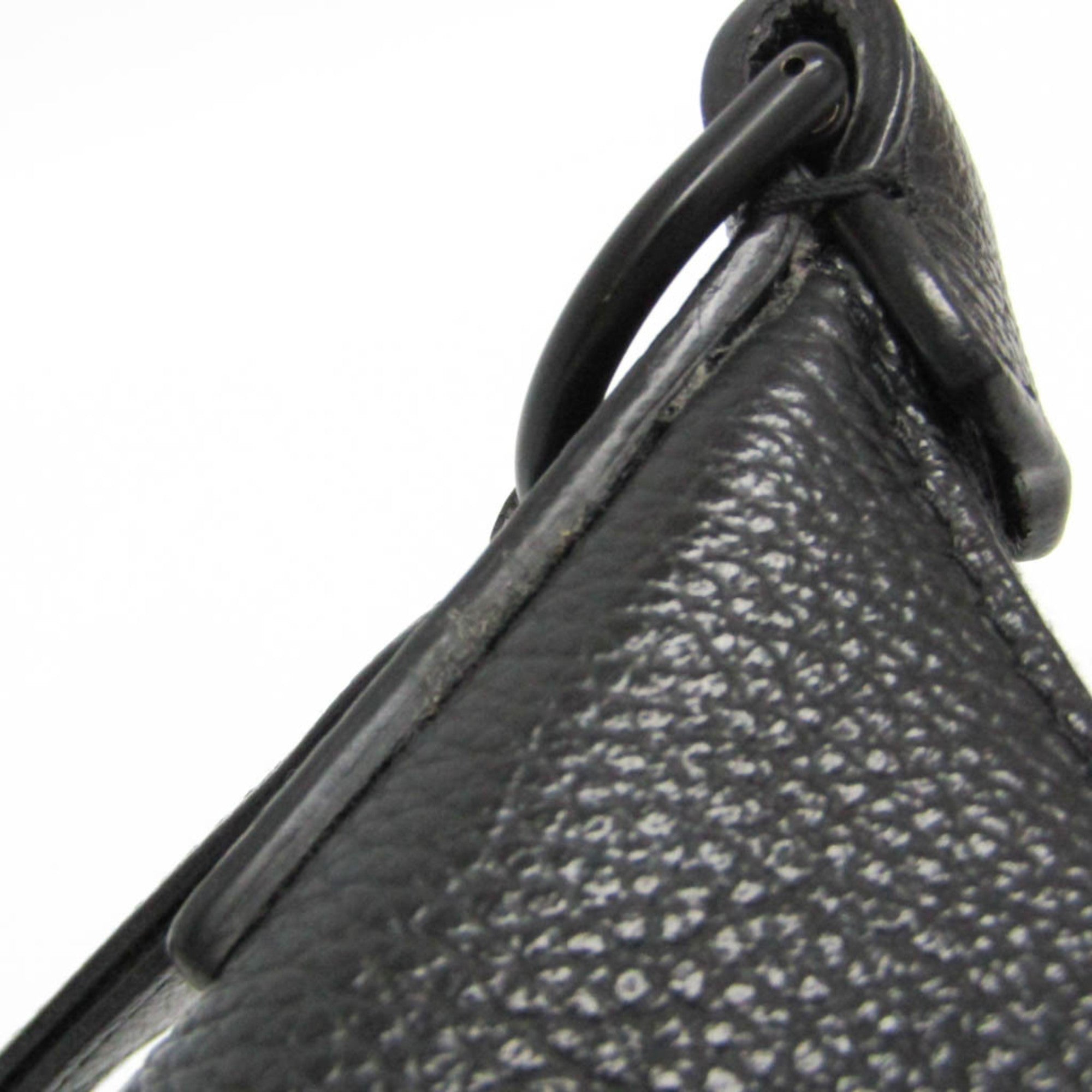Balenciaga Hourglass Shoulder Bag 644722 Men,Women Leather Pouch,Shoulder Bag Black — Like New
