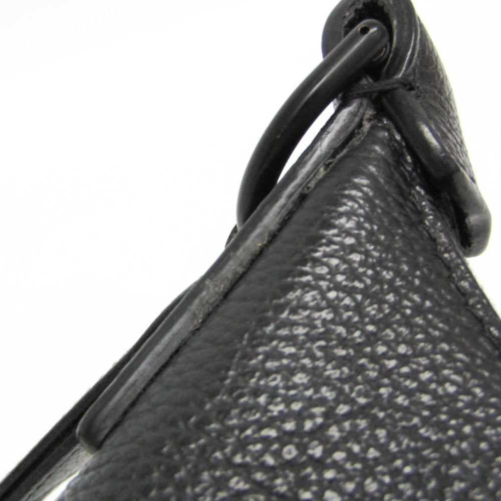 Balenciaga Hourglass Shoulder Bag 644722 Men,Women Leather Pouch,Shoulder Bag Black — Like New