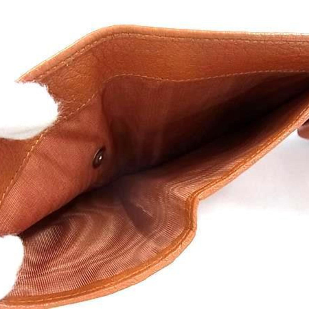 PRADA Prada Wallet 1M0176 Brown Leather Women's Tri-fold