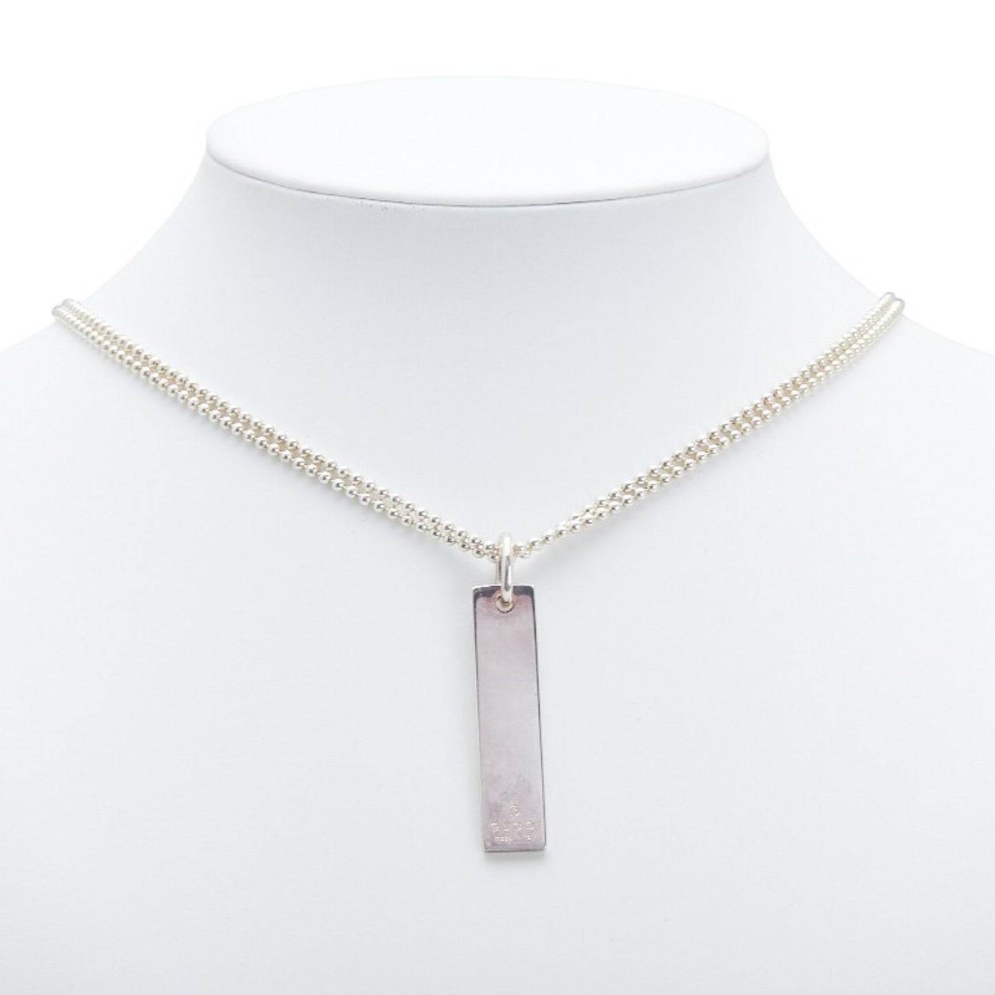 Gucci necklace ball chain double SV925 silver women's GUCCI