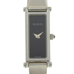 Gucci GUCCI watch 1500L stainless steel quartz analog display black dial women's — Good