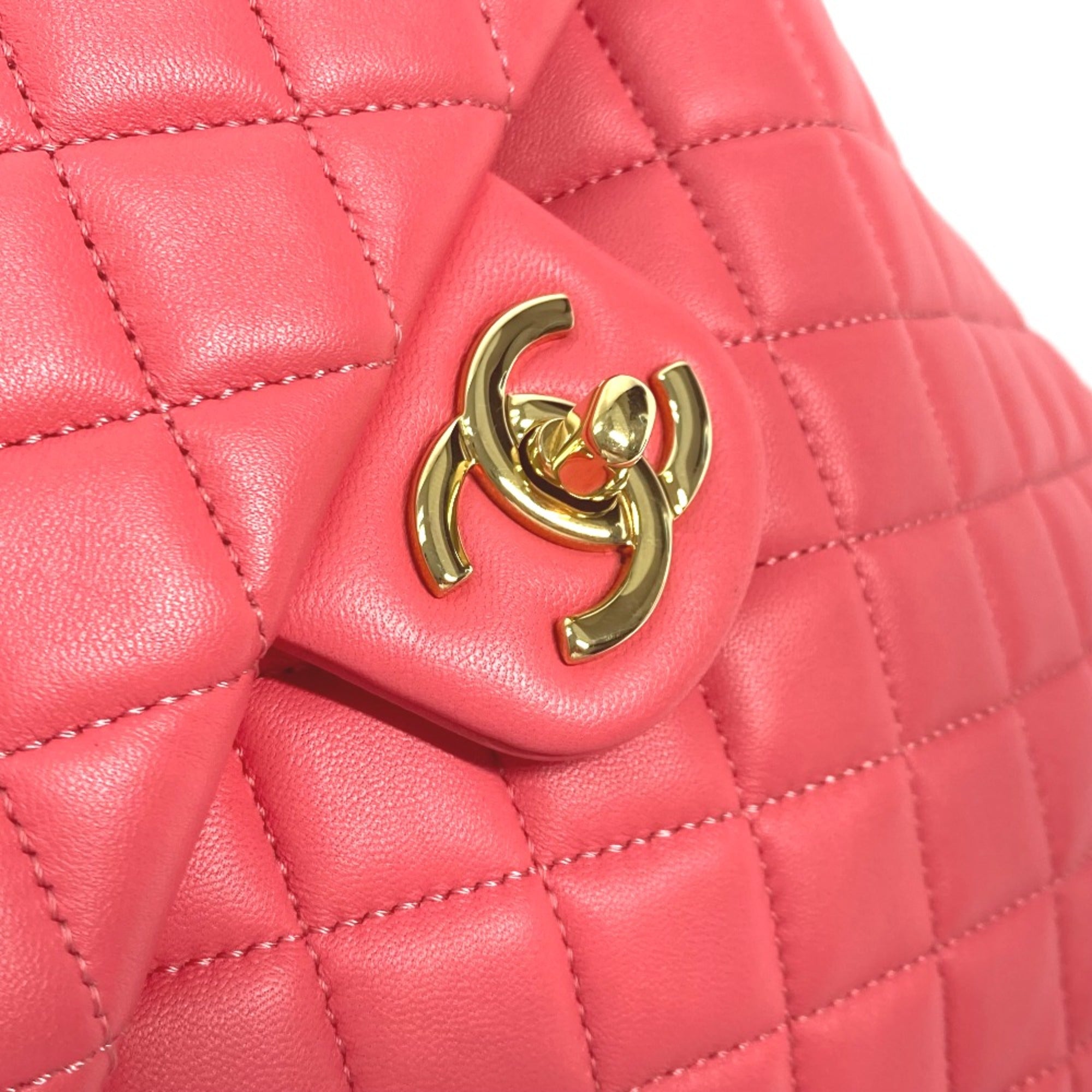 Chanel Bag Backpack Backpack pink GoldHardware — Like New