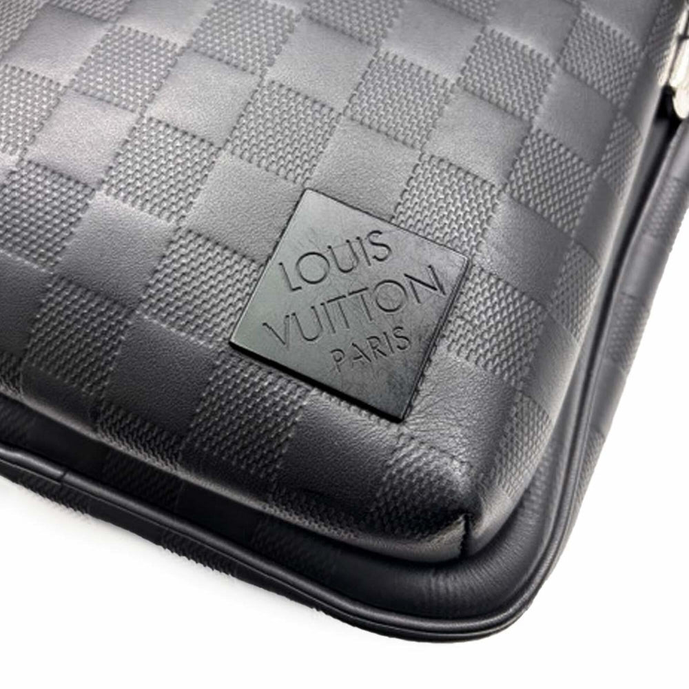 Louis Vuitton Damier Infini Avenue Sling Handbag Body Black N45303 RFID Bag — Like New