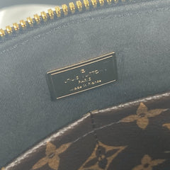 LOUIS VUITTON M54626 Vernis Tote Miroir 2-Way Bag, Shoulder Handbag, Patent Leather/Monogram Canvas, Women's, Noir Black — Like New