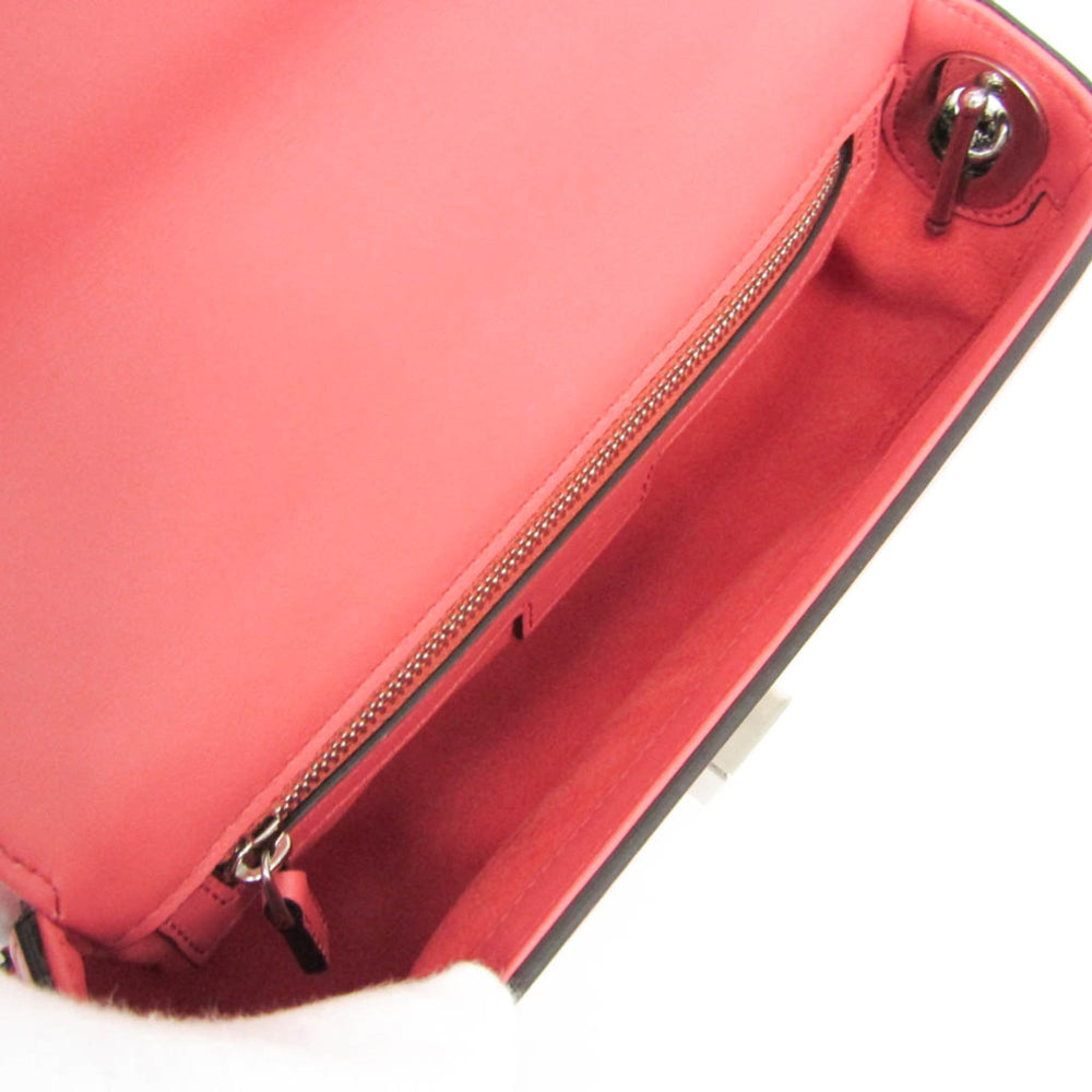 Gucci Double G 739722 Women's Leather Shoulder Bag Pink — Like New