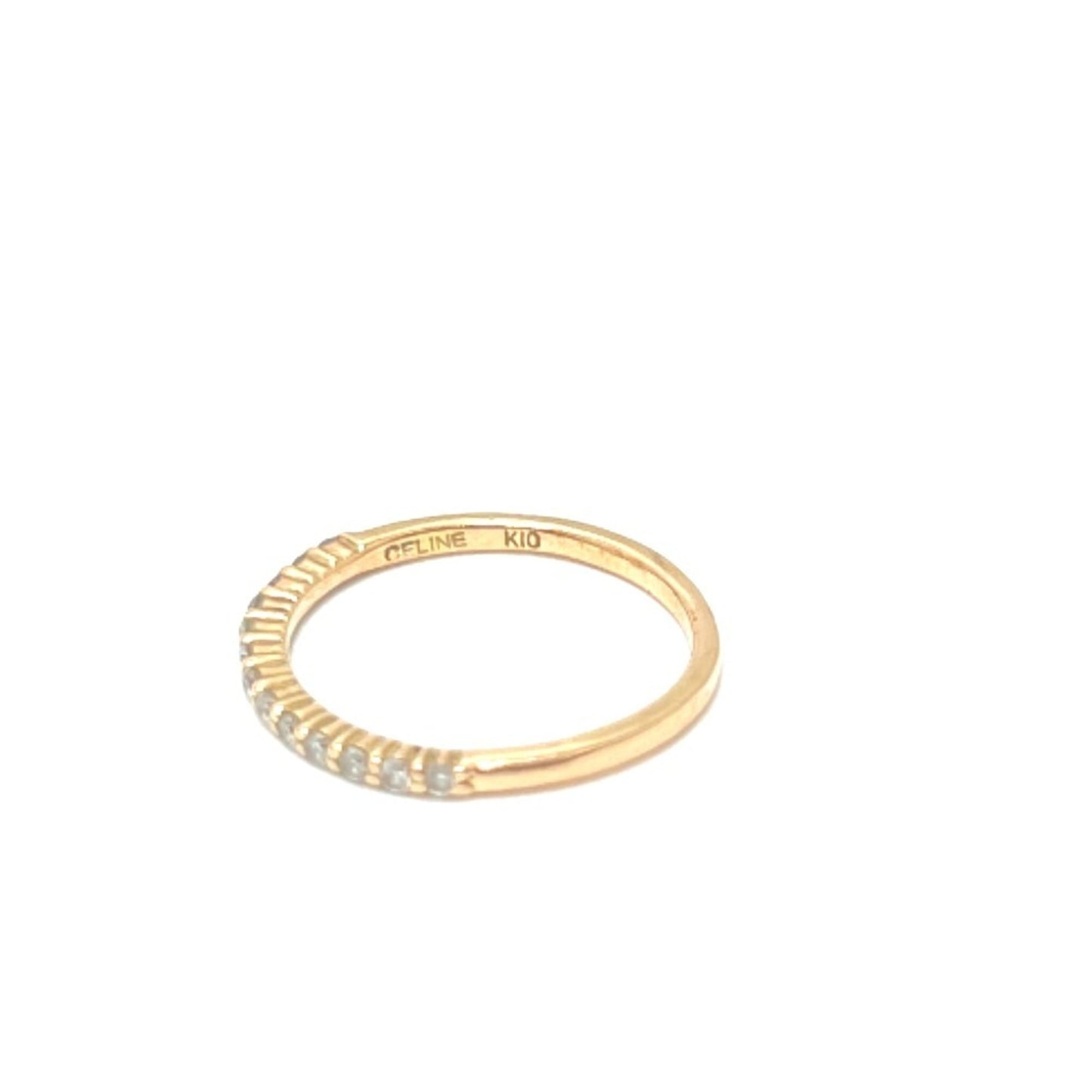 CELINE K10 Diamond Ring, Women's Gold