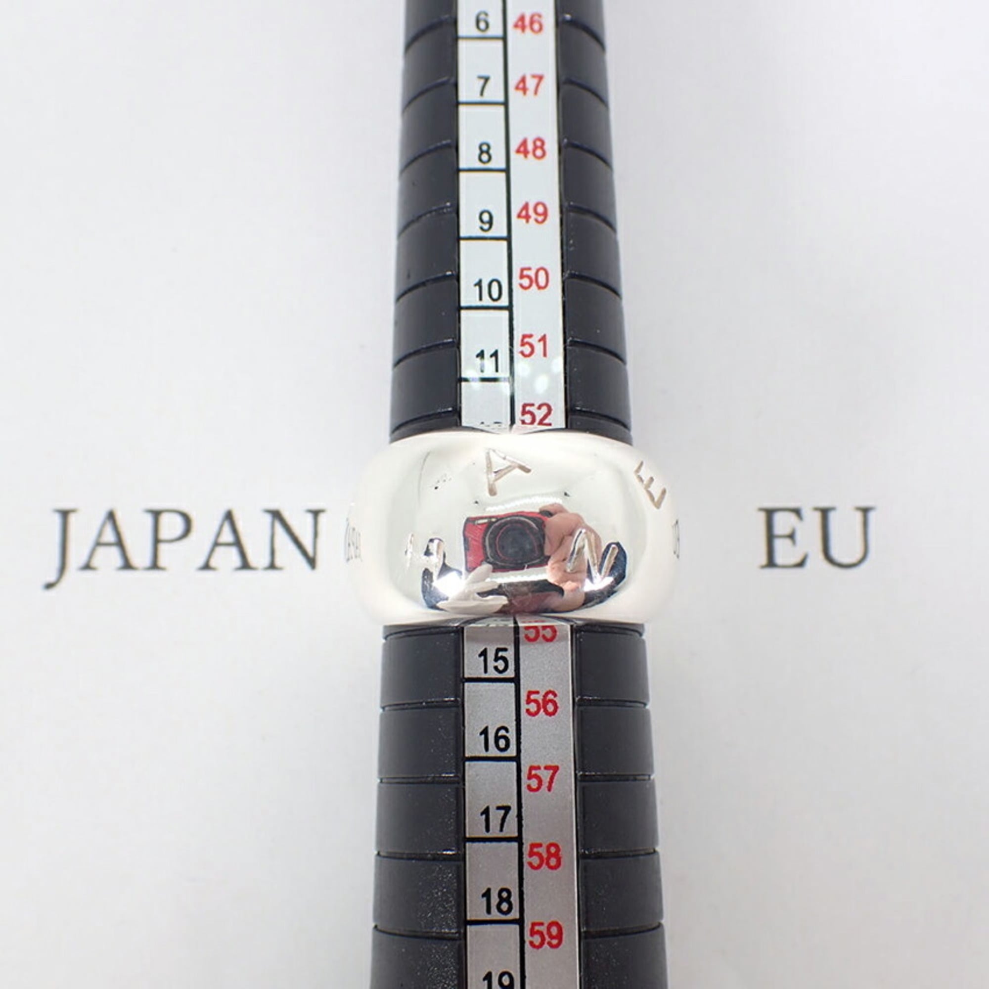 CHANEL 925 Wide Ring, Size 13.5 — Like New