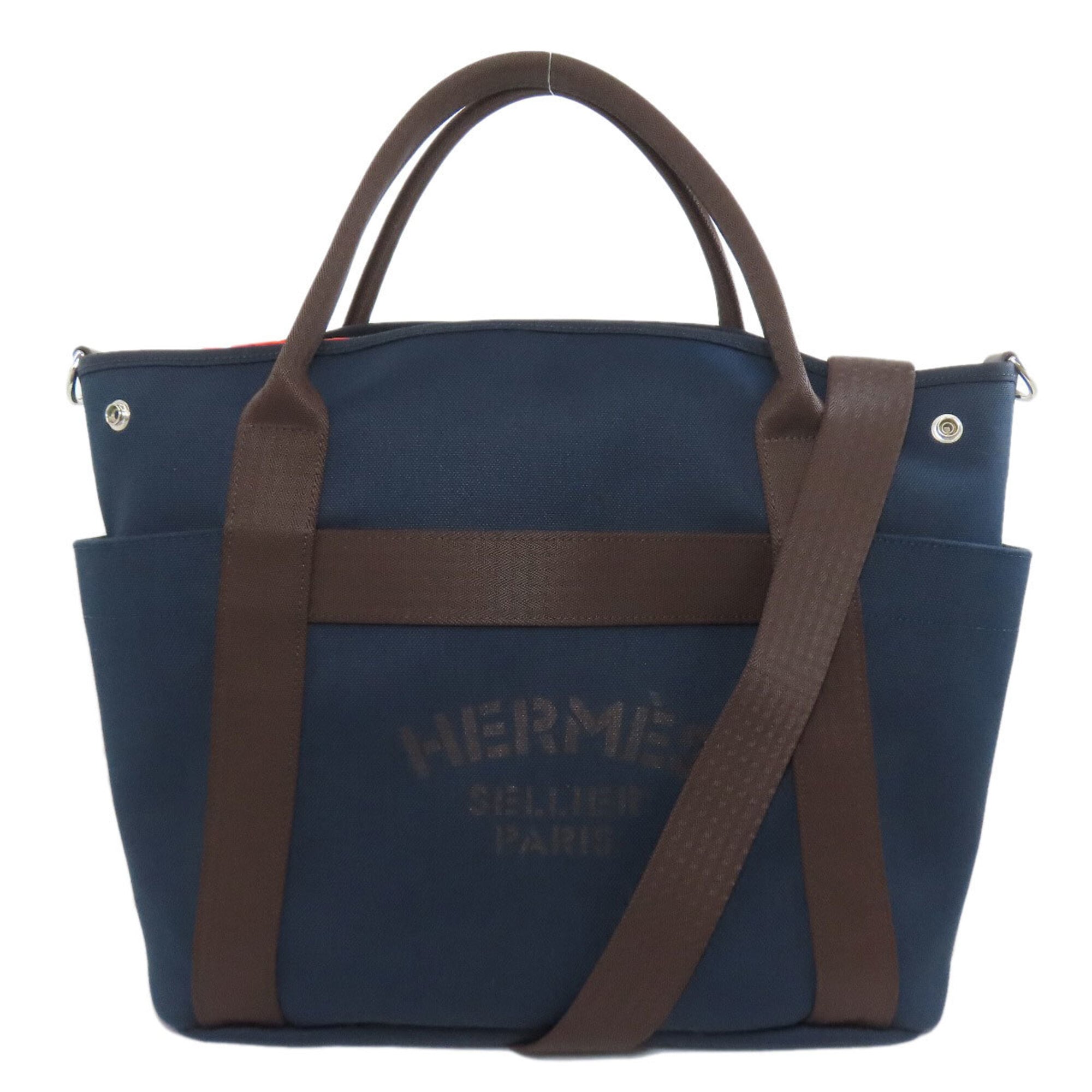 Hermes Sac de Pansage Graime Tote Bag, Canvas, Women's HERMES — Like New