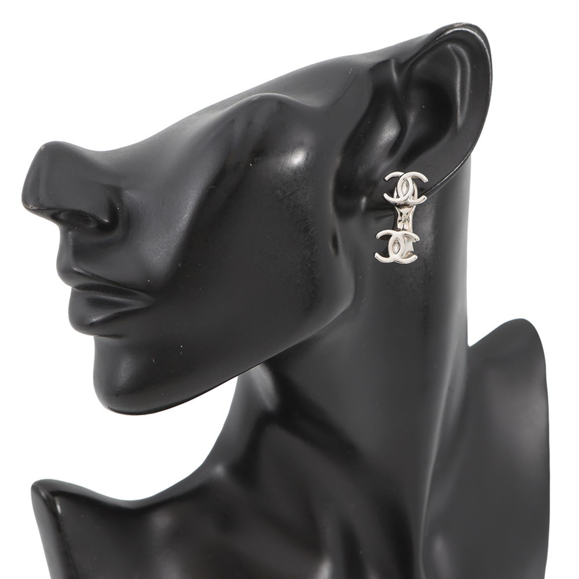Chanel earrings CC Coco Mark L26 S ABH472 CHANEL 2-way — Like New