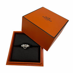 HERMES 15AK072635 Collier de Chien PM AG925 Ring, Silver, Size 51, with Box, Made in France, Weight 4.3g, Men's/Women's Pants — Like New