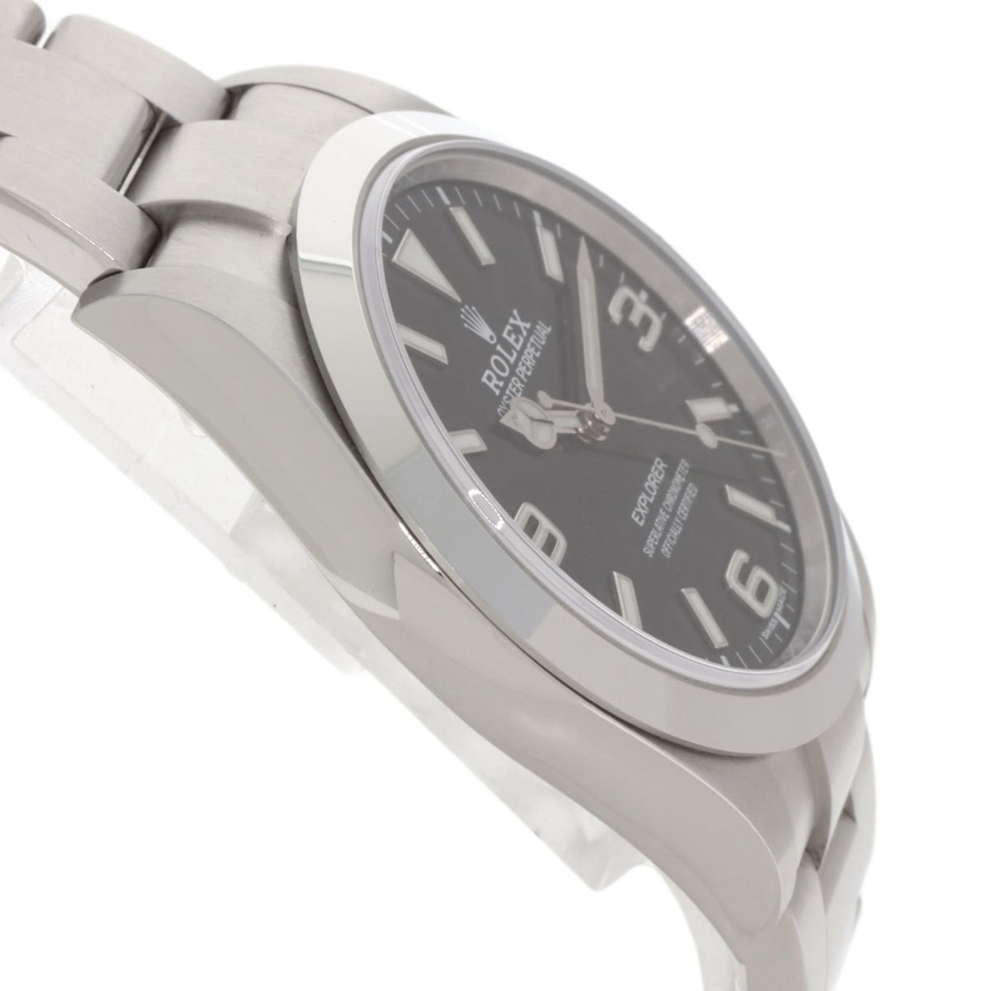 Rolex Explorer 1 Late Model 214270 Stainless Steel Men's Watch